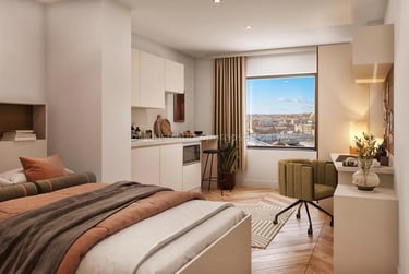 1 bed studio, Queens Road, Lace Market, Nottingham, NG23NA - Image 2